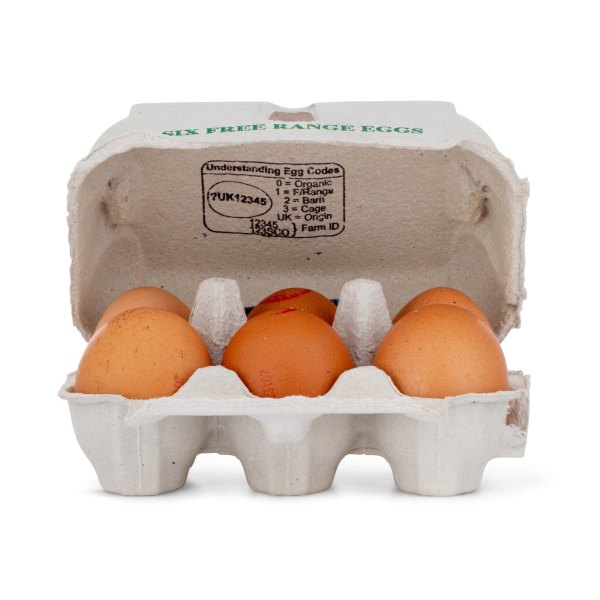 6 Free Range Eggs